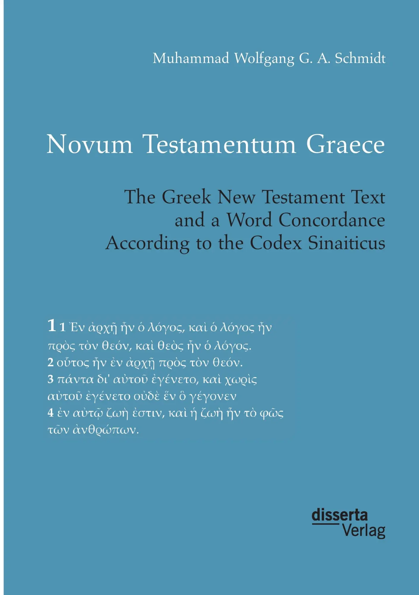 Cover: 9783959353588 | Novum Testamentum Graece. The Greek New Testament Text and a Word...