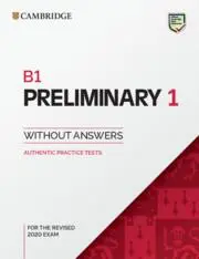 Cover: 9781108723688 | B1 Preliminary 1 for the Revised 2020 Exam Student's Book without...
