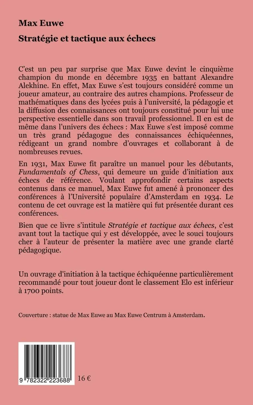 Rückseite: 9782322223688 | Stratégie et tactique aux échecs | Max Euwe | Taschenbuch | 204 S.
