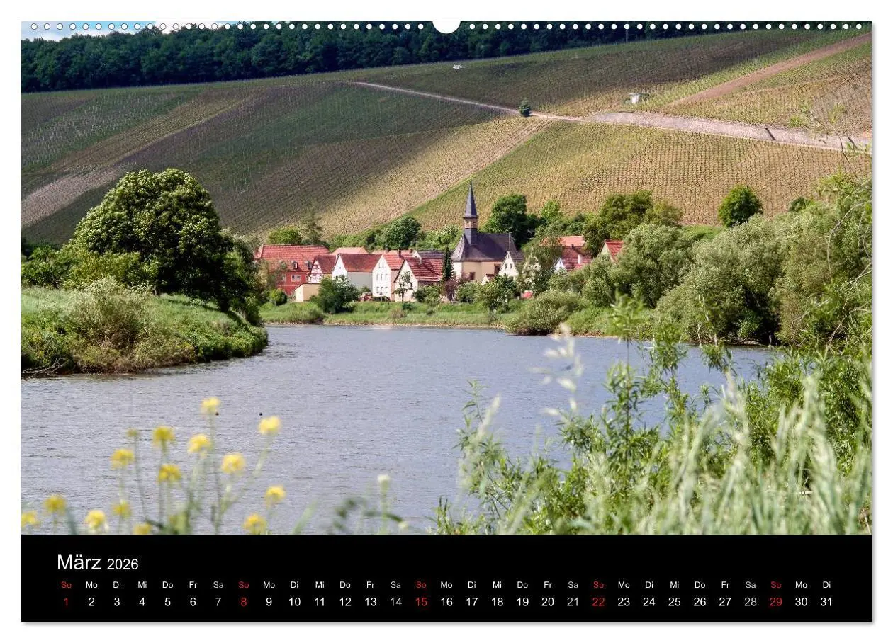 Bild: 9783516023688 | Sommerach - Perle der Mainschleife (Wandkalender 2026 DIN A2 quer),...