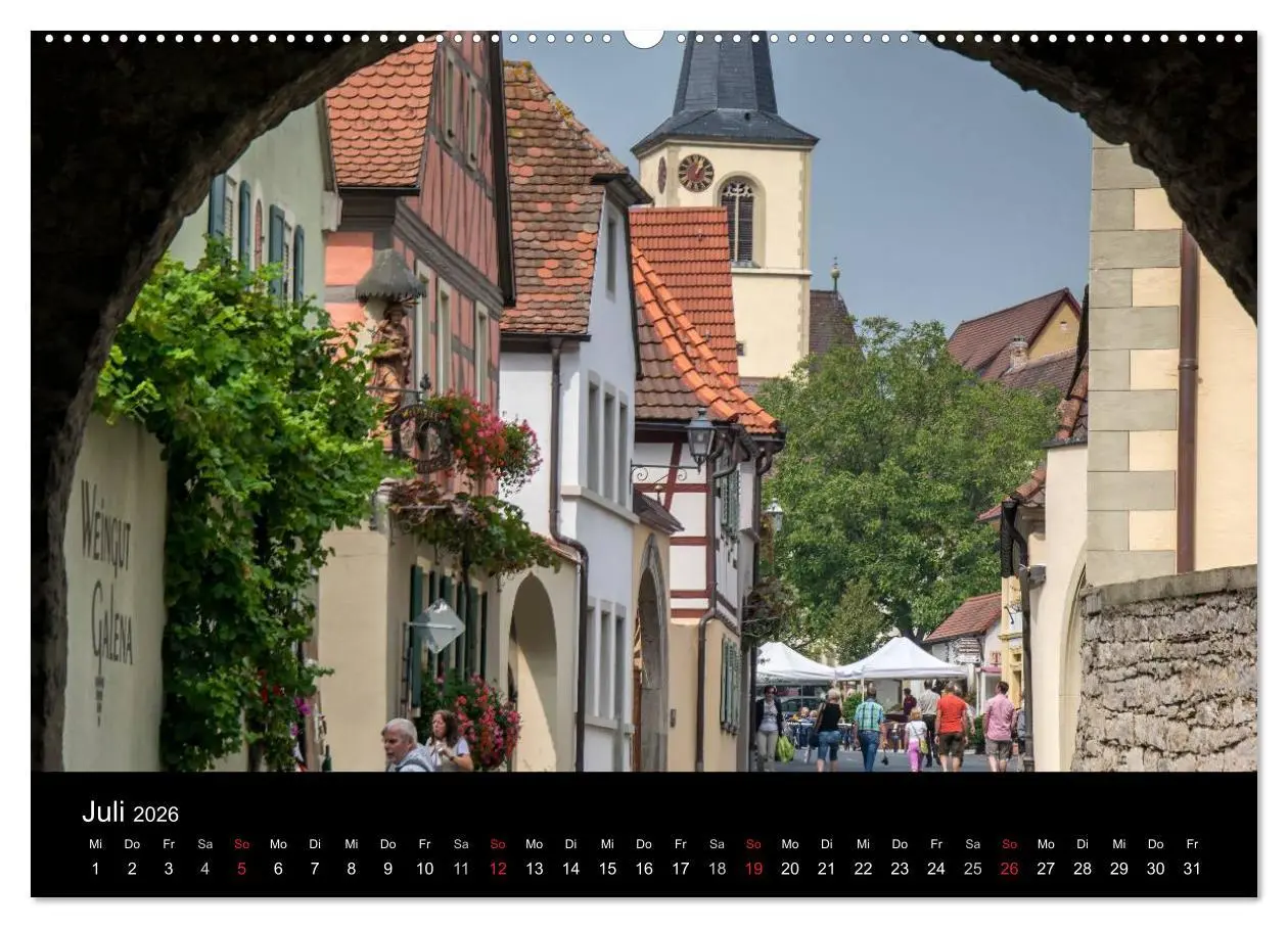 Bild: 9783516023688 | Sommerach - Perle der Mainschleife (Wandkalender 2026 DIN A2 quer),...