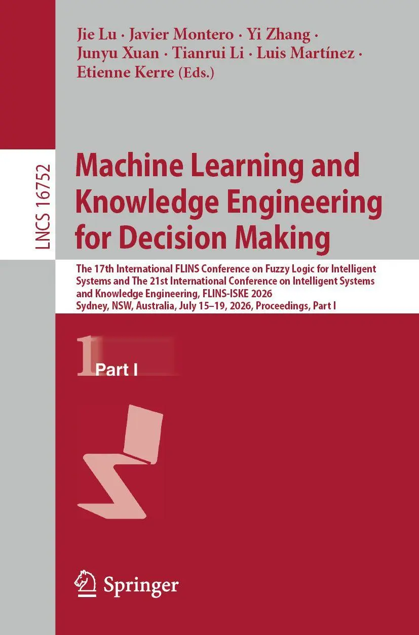 Cover: 9789819223688 | Machine Learning and Knowledge Engineering for Decision Making | Buch