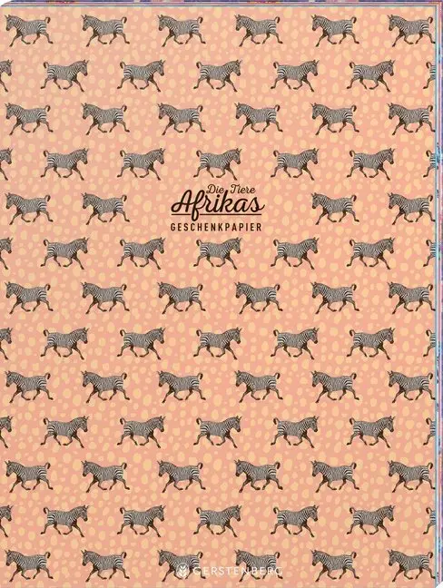 Cover: 4250915933788 | Die Tiere Afrikas Geschenkpapier-Heft Motiv Zebra | 2 x 5 Bögen | Buch