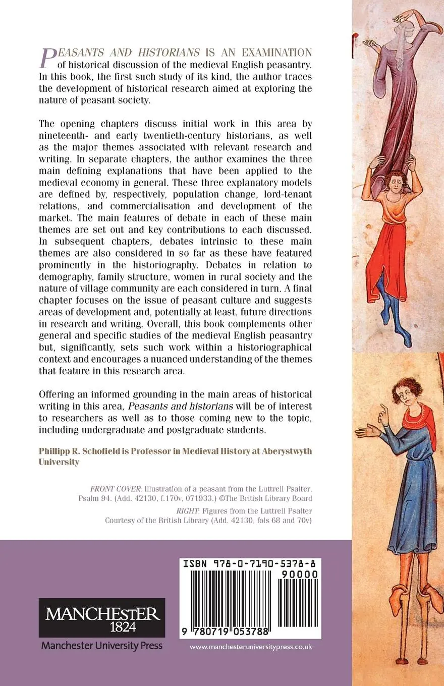 Rückseite: 9780719053788 | Peasants and historians | Debating the medieval English peasantry