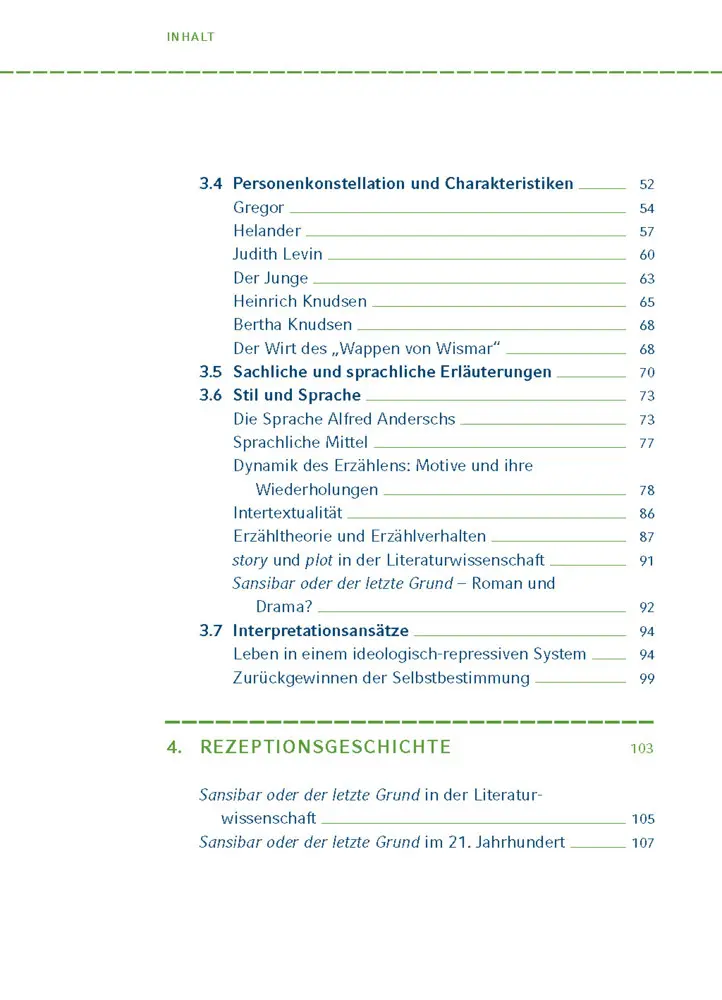 Bild: 9783129303788 | Sansibar oder der letzte Grund von Alfred Andersch | Alfred Andersch