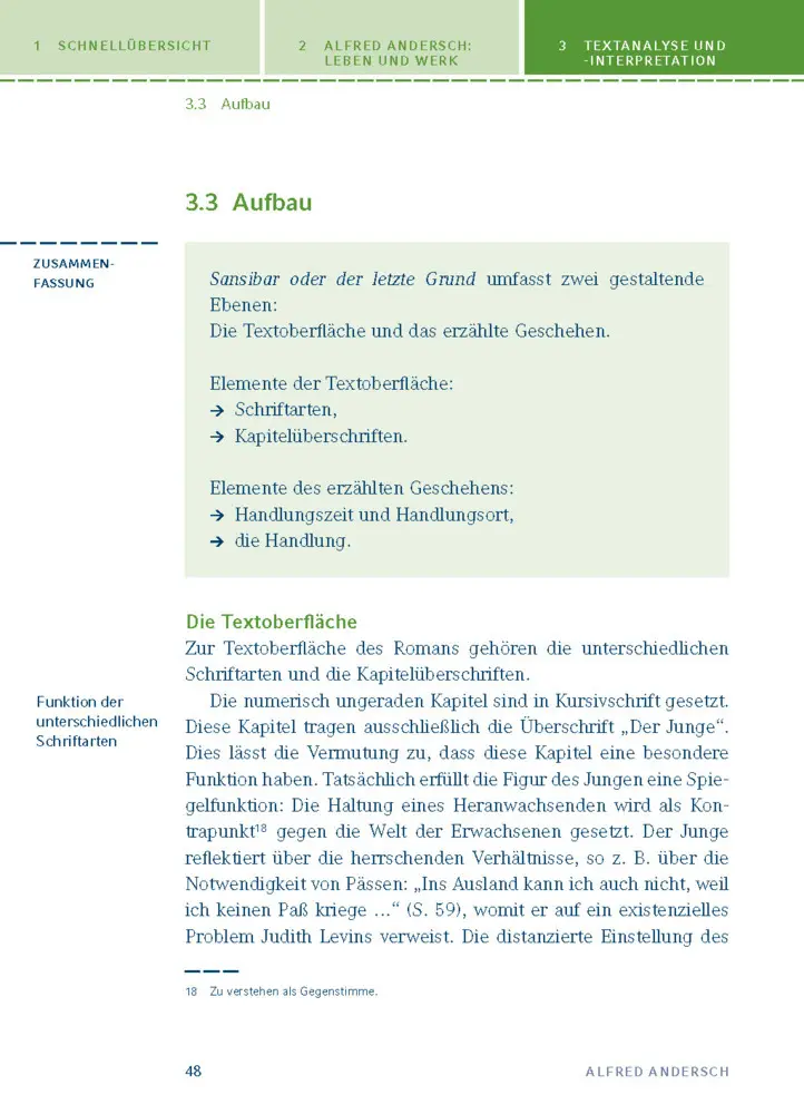 Bild: 9783129303788 | Sansibar oder der letzte Grund von Alfred Andersch | Alfred Andersch