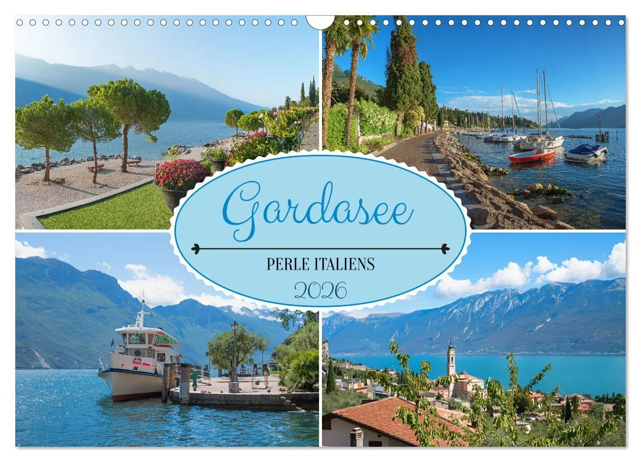 Cover: 9783457853788 | Gardasee - Perle Italiens (Wandkalender 2026 DIN A3 quer), CALVENDO...