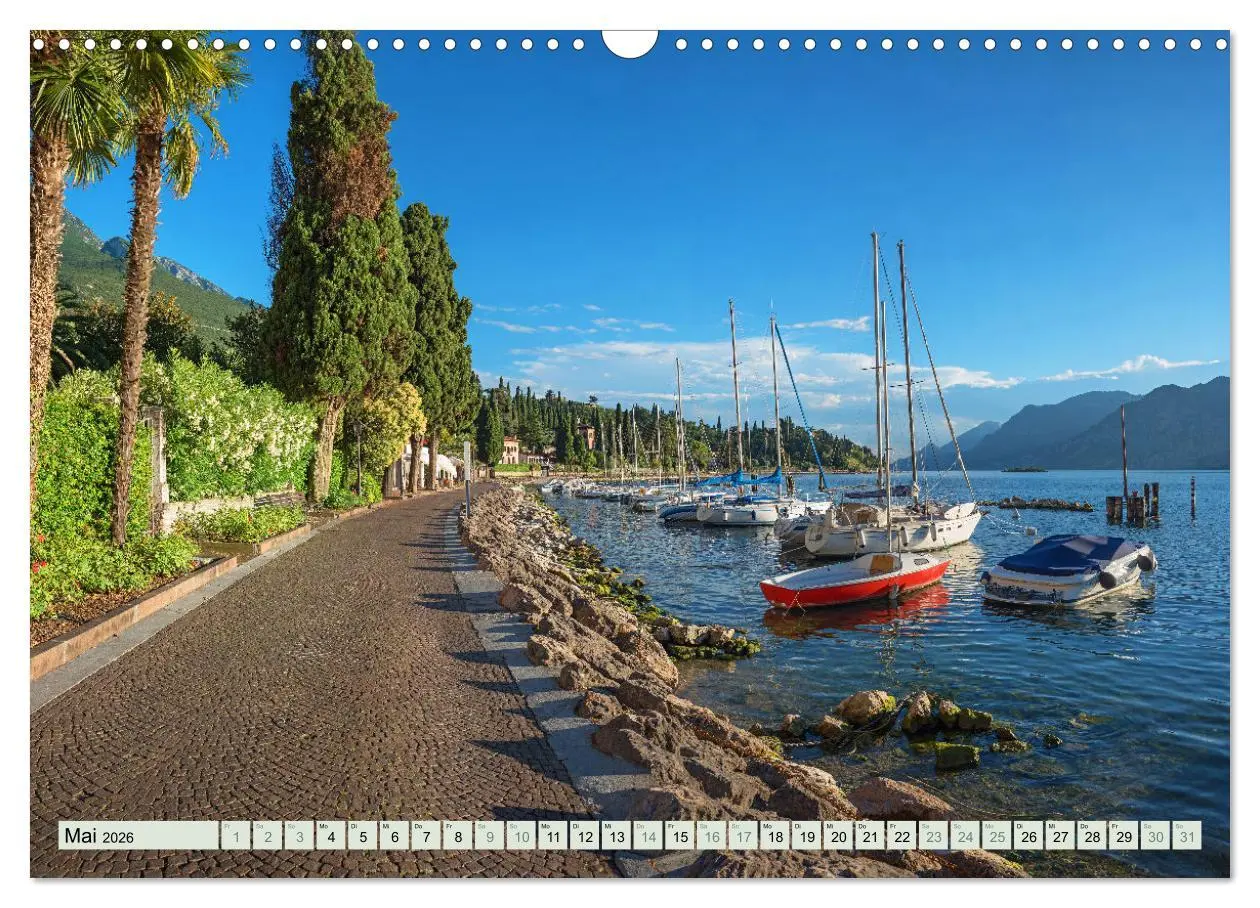 Bild: 9783457853788 | Gardasee - Perle Italiens (Wandkalender 2026 DIN A3 quer), CALVENDO...