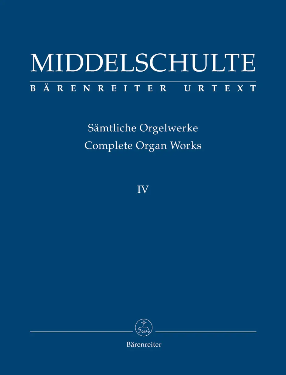 Cover: 9790006523788 | Samtliche Orgelwerke 4 | W. Middelschulte | Buch | Bärenreiter Verlag