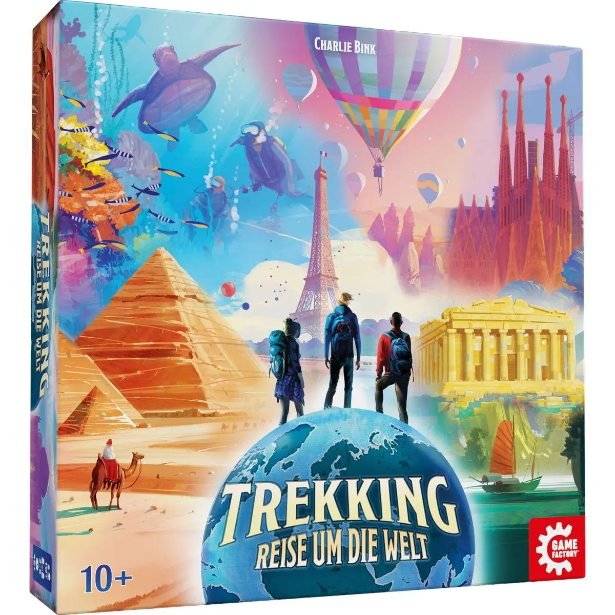 Cover: 7640142763888 | Trekking - Reise um die Welt | Herausgegeben von GAME FACTORY | Spiel