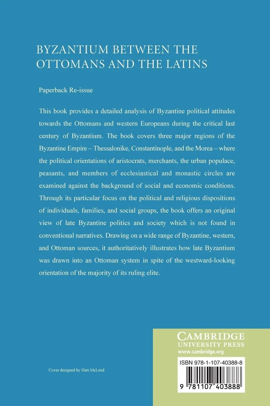 Rückseite: 9781107403888 | Byzantium Between the Ottomans and the Latins | Nevra Necipoglu | Buch
