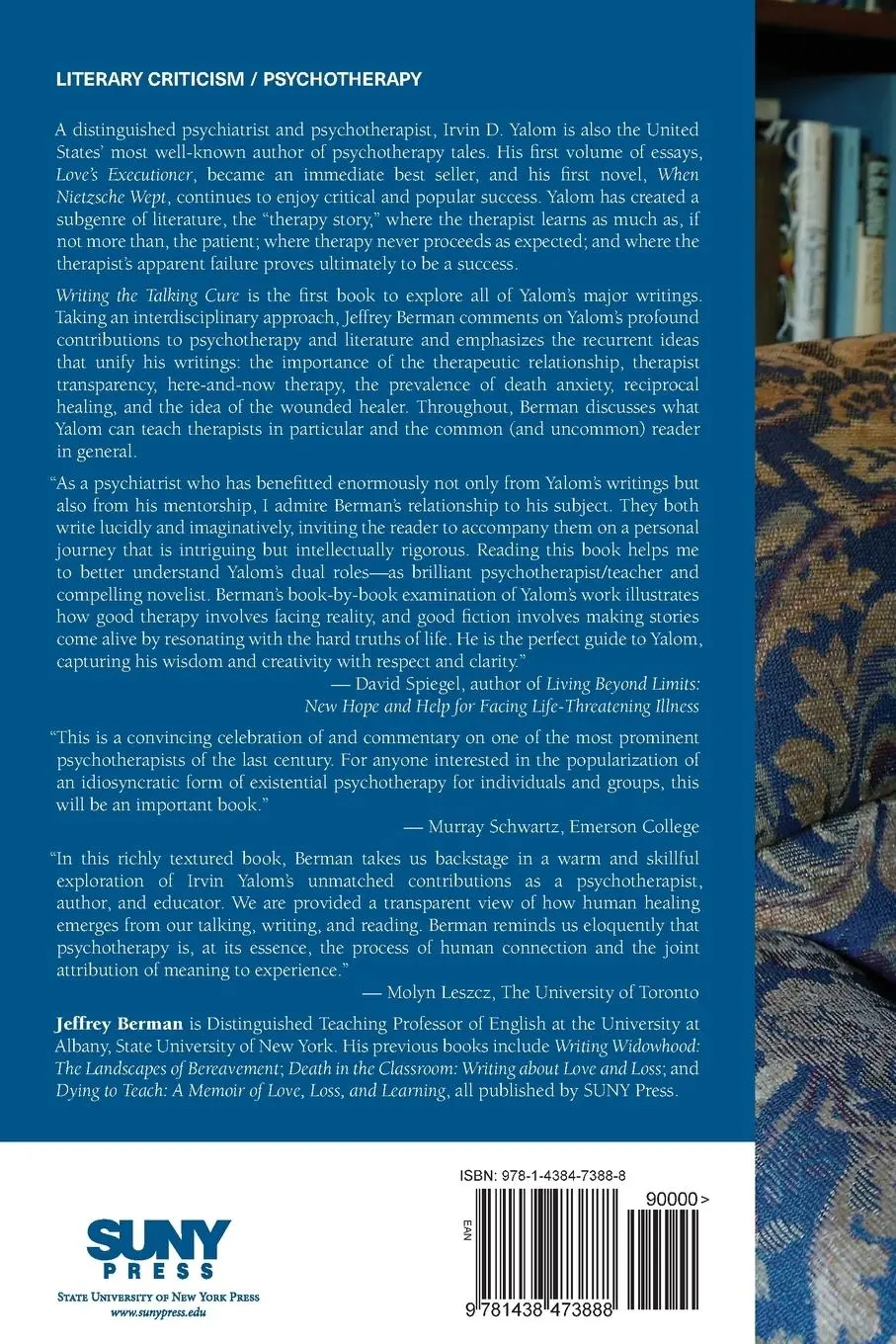 Rückseite: 9781438473888 | Writing the Talking Cure | Jeffrey Berman | Taschenbuch | Englisch