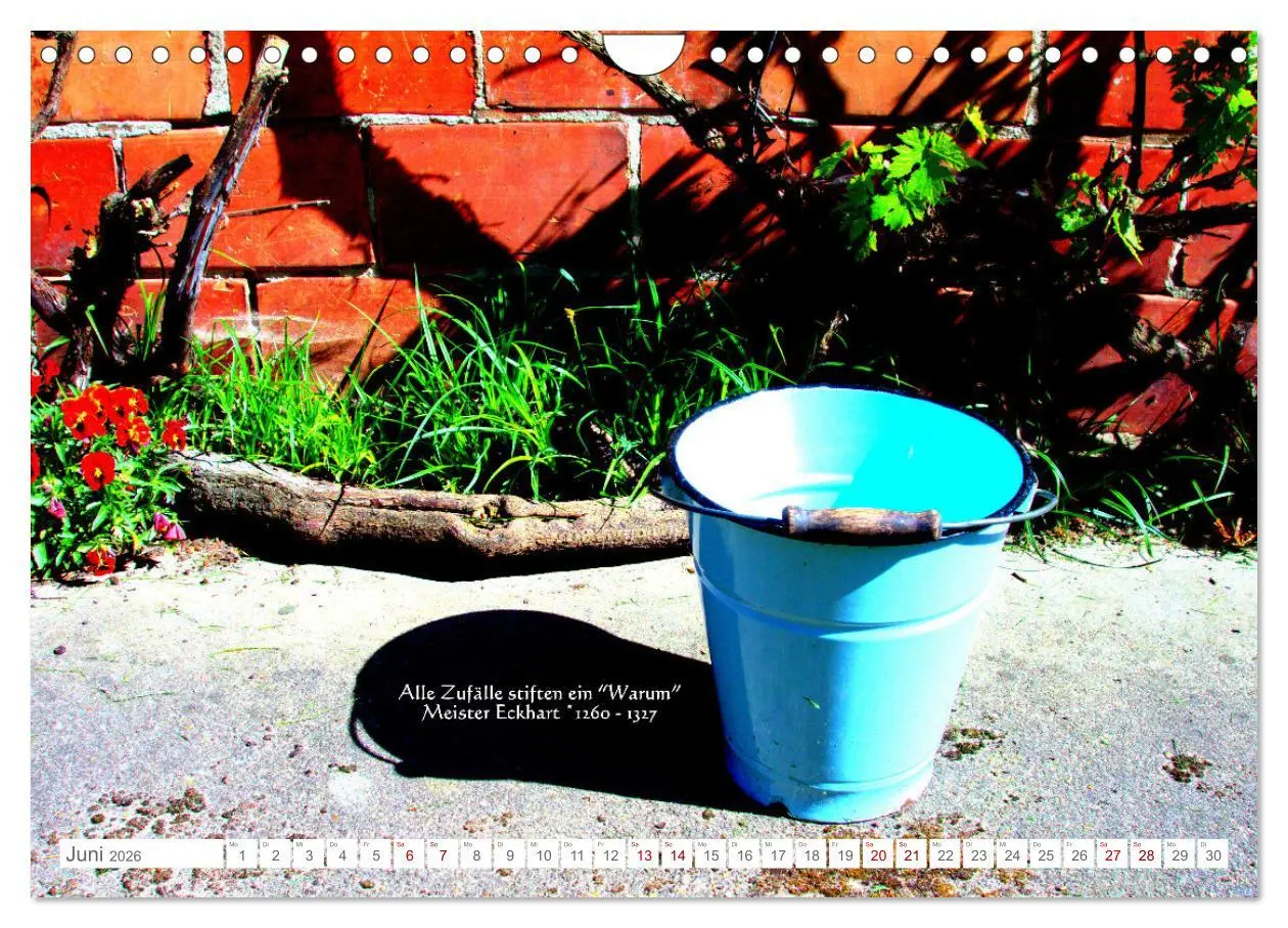 Bild: 9783457603888 | Über den Zufall - Nachdenk-Kalender (Wandkalender 2026 DIN A4...