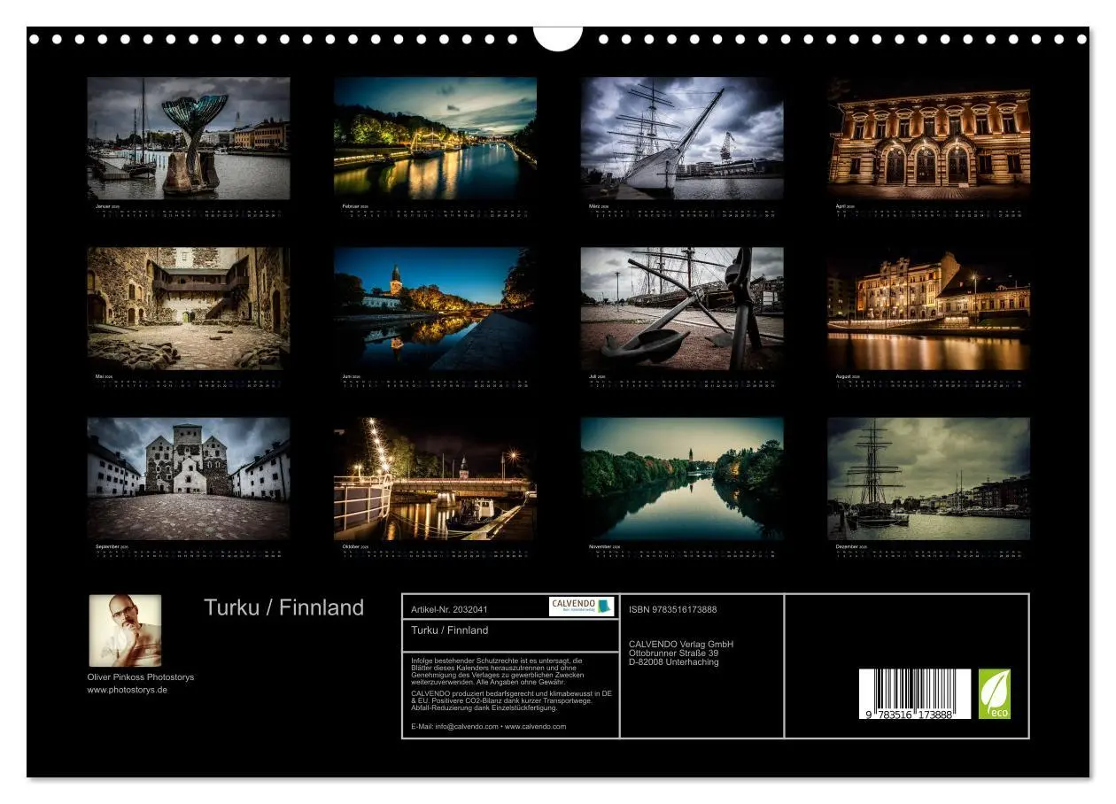 Bild: 9783516173888 | Turku / Finnland (Wandkalender 2026 DIN A3 quer), CALVENDO...