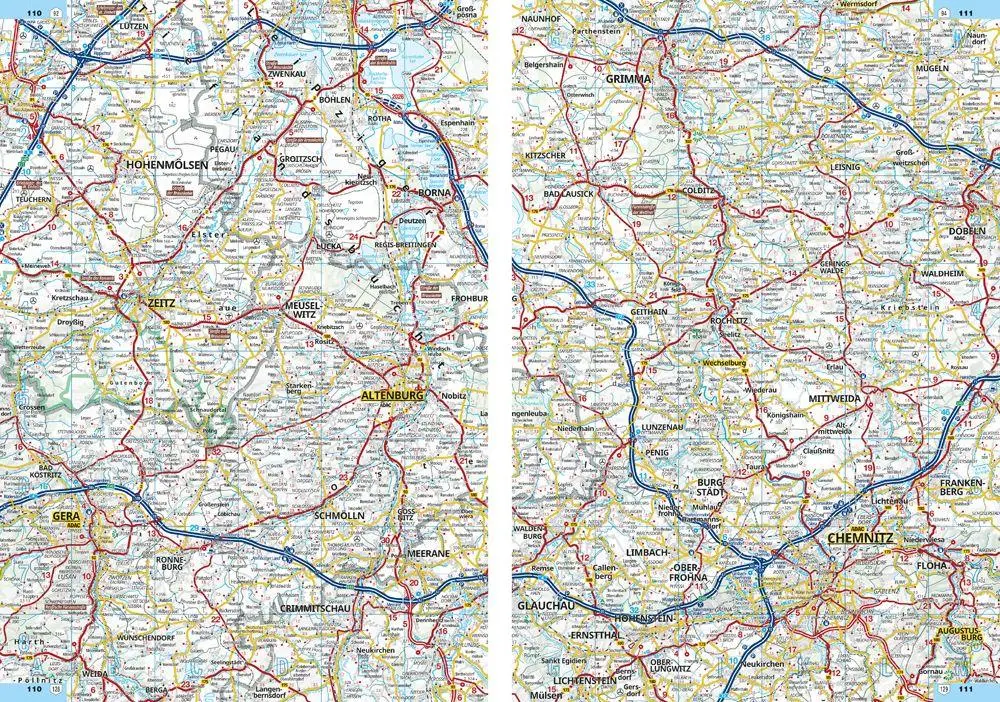 Bild: 9783826423888 | ADAC Reiseatlas 2026/2027 Deutschland 1:200.000, Europa 1:4,5 Mio.