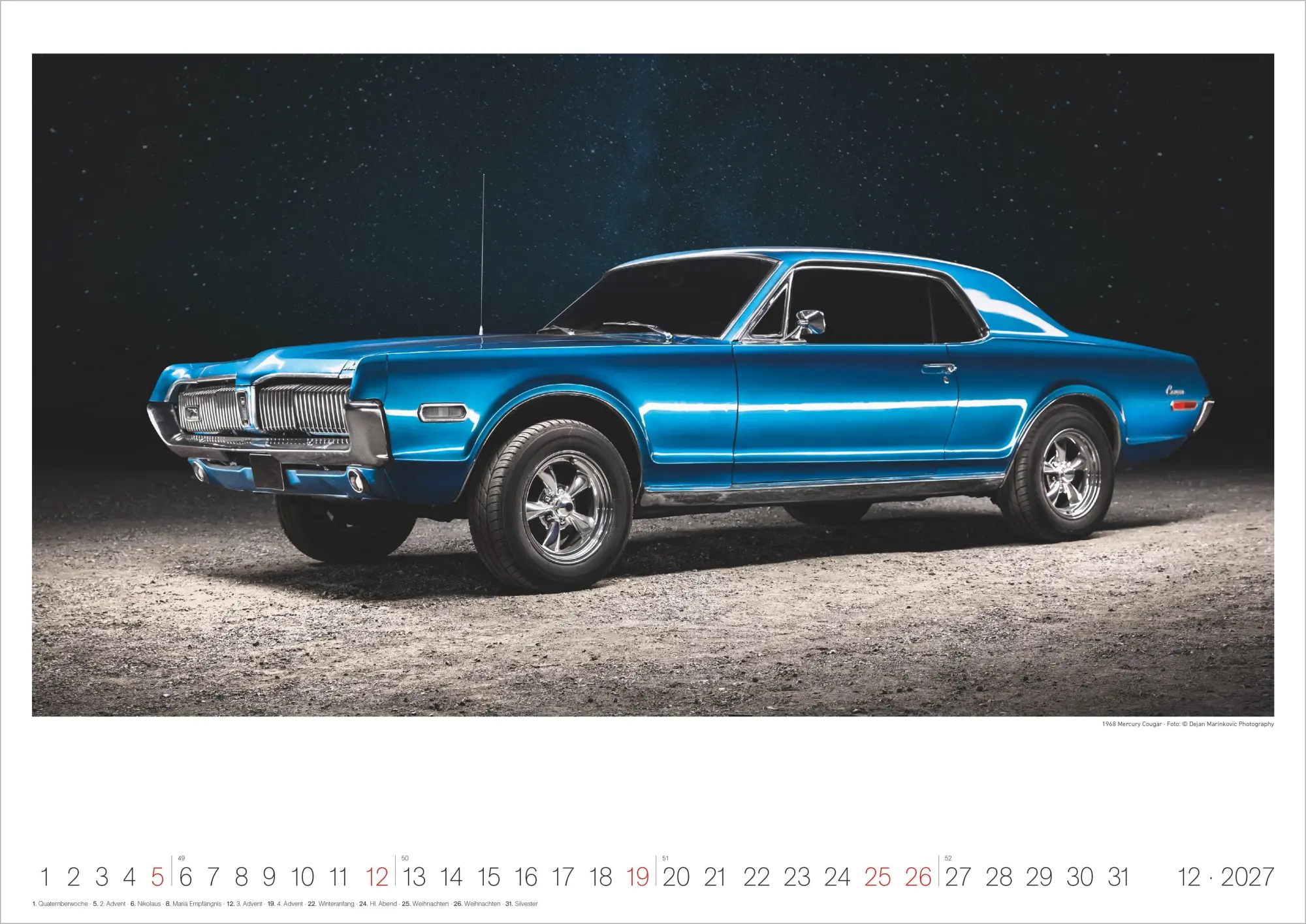 Bild: 4069095013988 | Legendary Classic &amp; Muscle Cars 2027 | Neumann Verlage GmbH &amp; Co KG