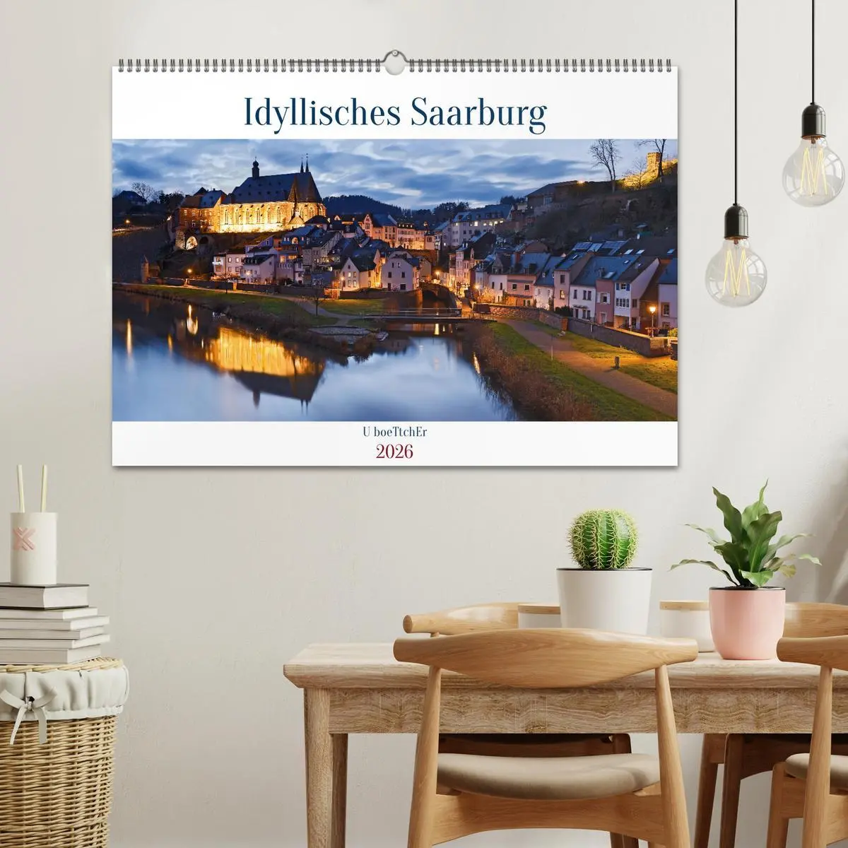 Bild: 9783457453988 | Idyllisches Saarburg (Wandkalender 2026 DIN A2 quer), CALVENDO...