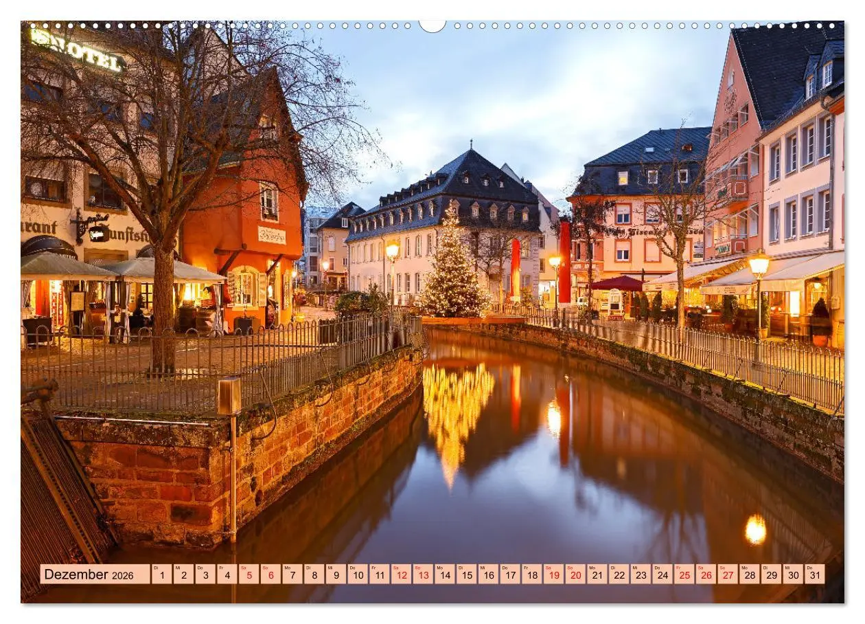 Bild: 9783457453988 | Idyllisches Saarburg (Wandkalender 2026 DIN A2 quer), CALVENDO...