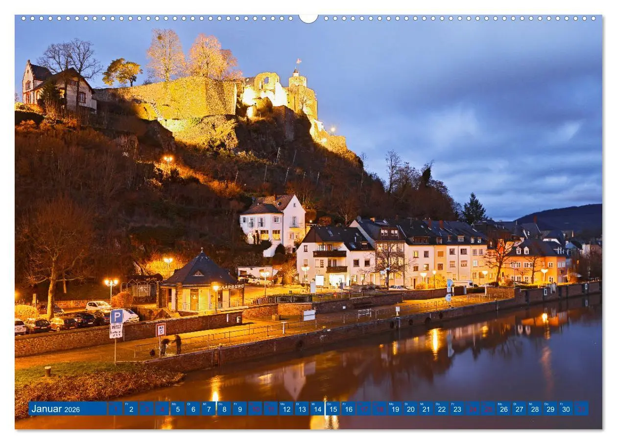 Bild: 9783457453988 | Idyllisches Saarburg (Wandkalender 2026 DIN A2 quer), CALVENDO...