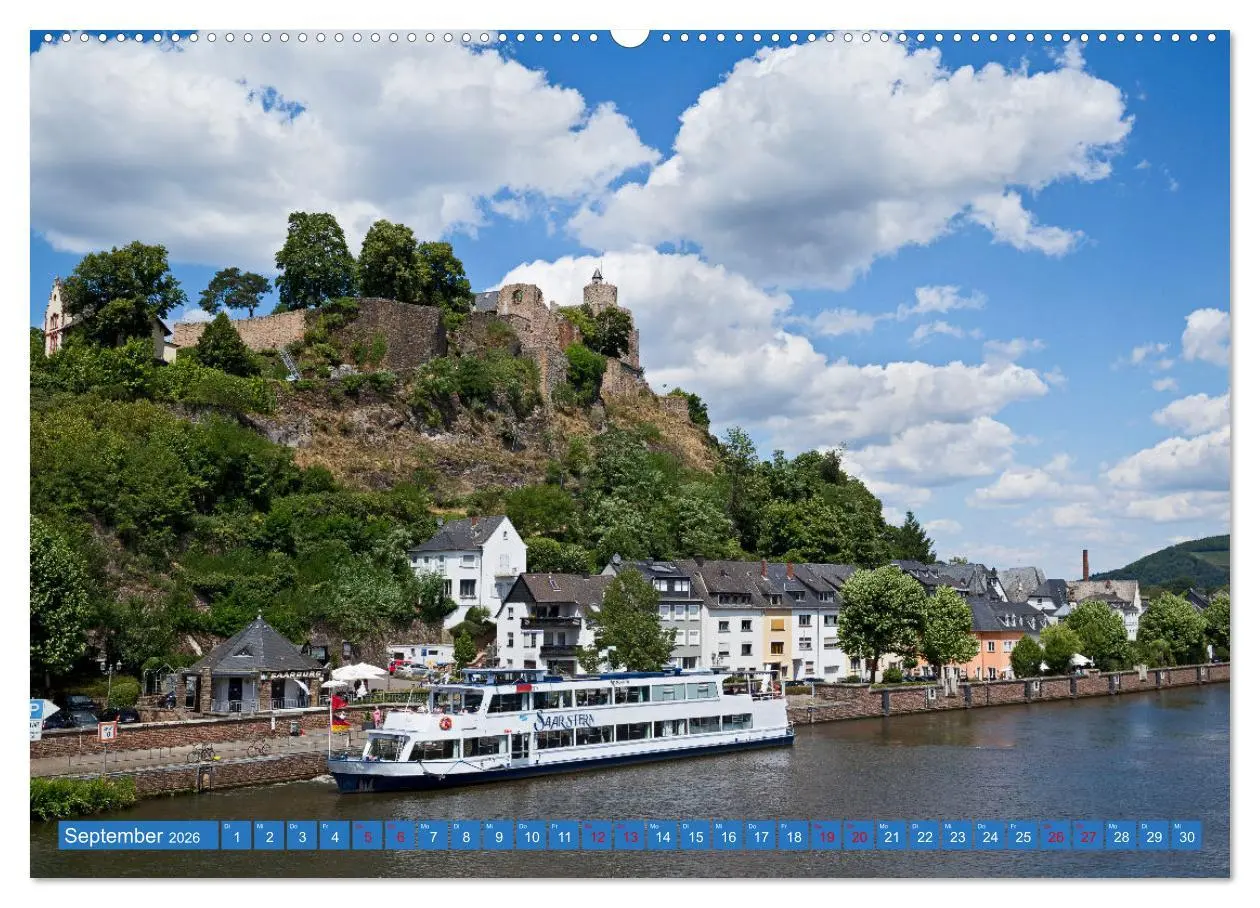 Bild: 9783457453988 | Idyllisches Saarburg (Wandkalender 2026 DIN A2 quer), CALVENDO...