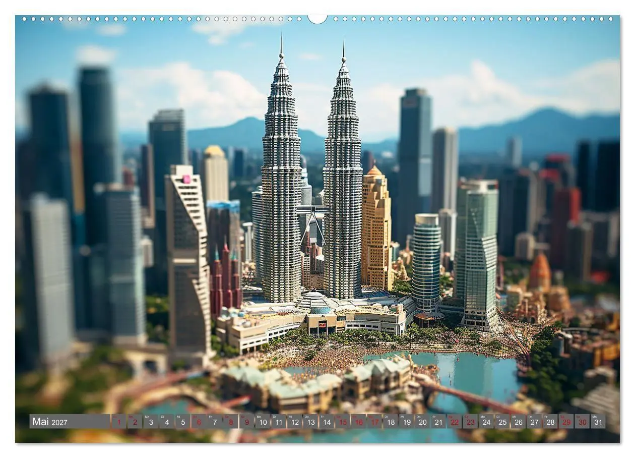 Bild: 9783569253988 | Urlaub in Miniatur (Wandkalender 2027 DIN A2 quer), CALVENDO...