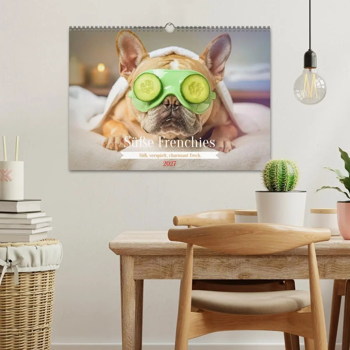Bild: 9783594383988 | Süße Frenchies (Wandkalender 2027 DIN A3 quer), CALVENDO...