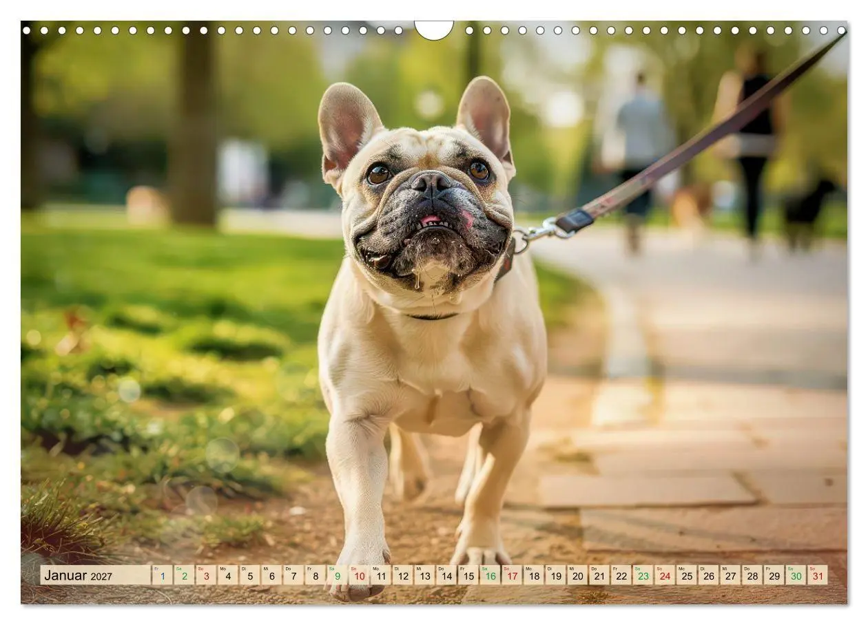 Bild: 9783594383988 | Süße Frenchies (Wandkalender 2027 DIN A3 quer), CALVENDO...