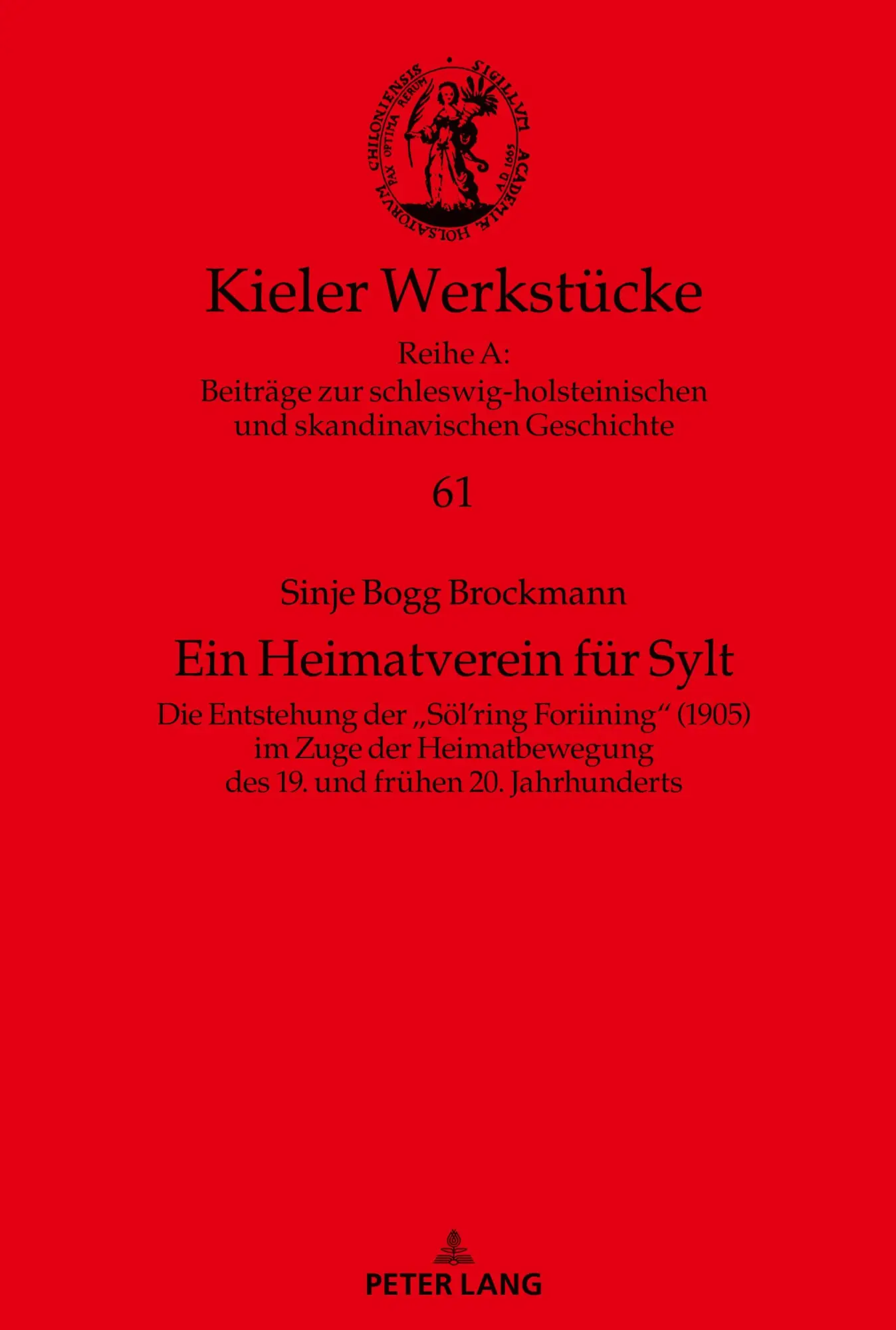 Cover: 9783631903988 | Ein Heimatverein für Sylt | Sinje Bogg Brockmann | Buch | Deutsch