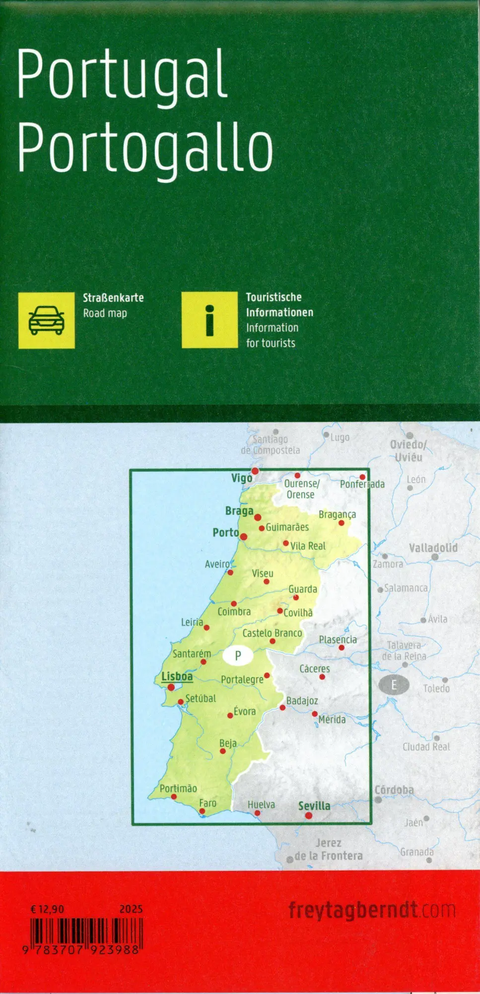 Bild: 9783707923988 | freytag &amp; berndt Straßenkarte Portugal 1:500.000 | Freytag &amp; Berndt