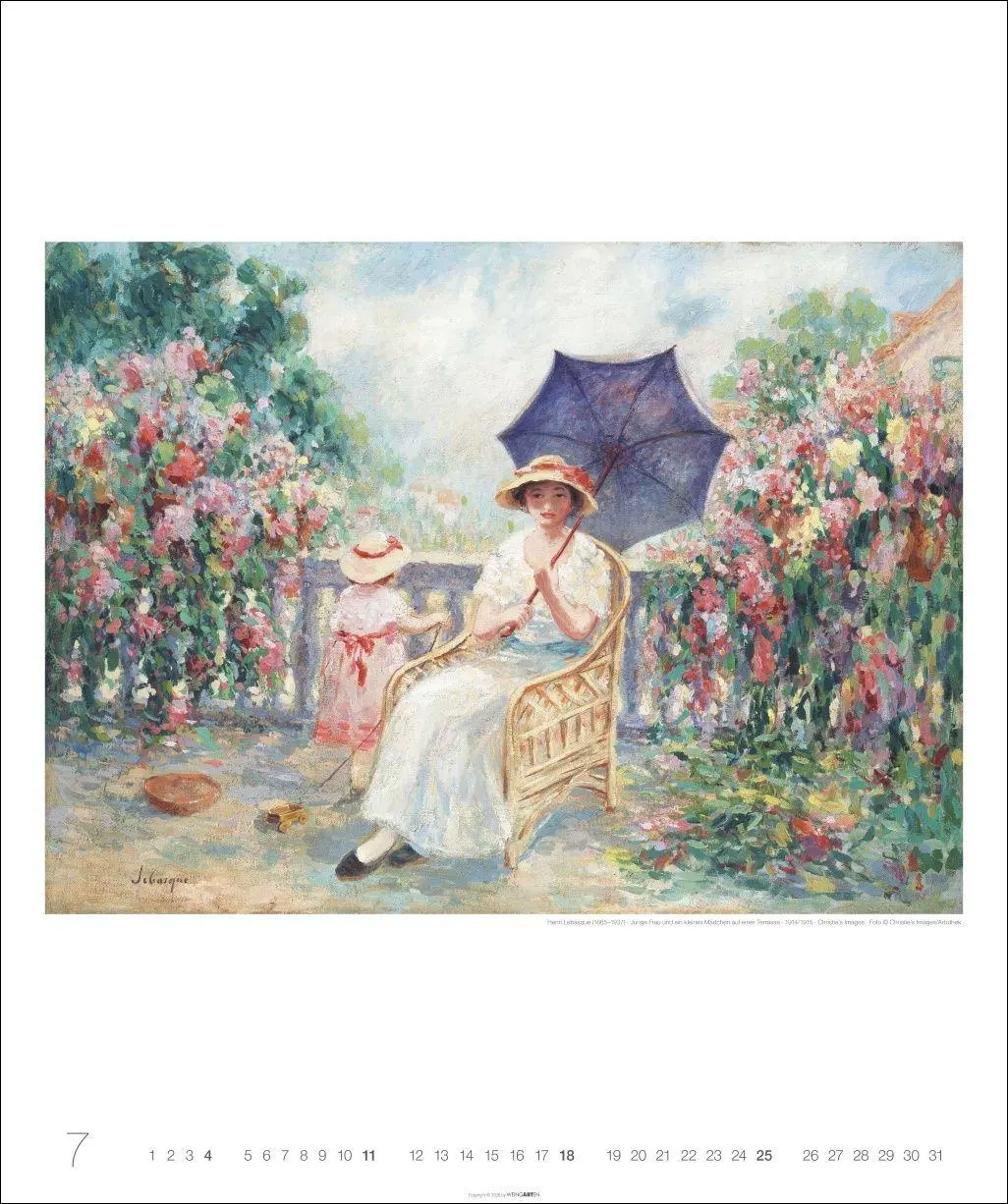 Bild: 9783839903988 | Die schönsten Gärten des Impressionismus Edition Kalender 2027 | Monet