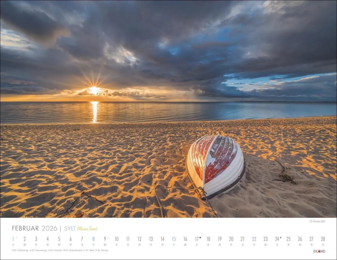 Bild: 9783964023988 | Sylt - Meine Insel Kalender 2026 | Eiland | Kalender | Spiralbindung