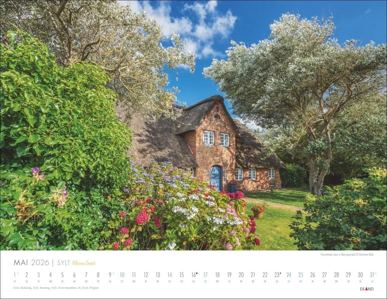 Bild: 9783964023988 | Sylt - Meine Insel Kalender 2026 | Eiland | Kalender | Spiralbindung