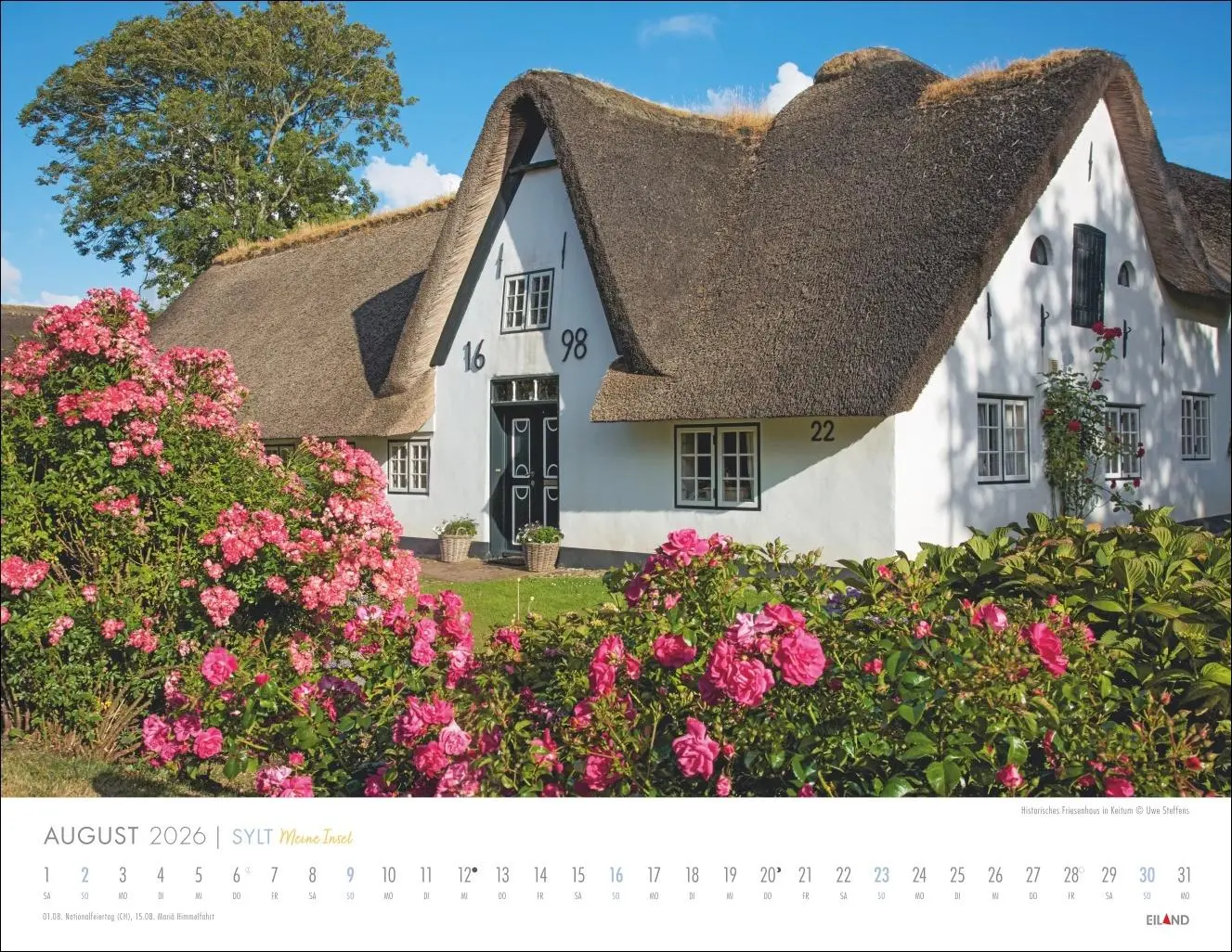 Bild: 9783964023988 | Sylt - Meine Insel Kalender 2026 | Eiland | Kalender | Spiralbindung