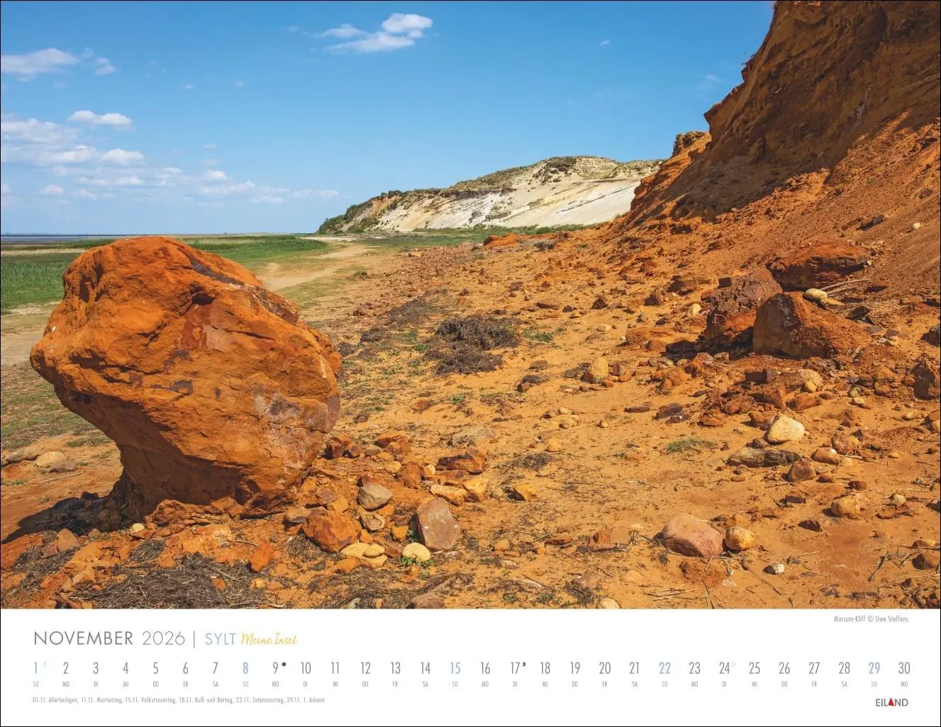 Bild: 9783964023988 | Sylt - Meine Insel Kalender 2026 | Eiland | Kalender | Spiralbindung