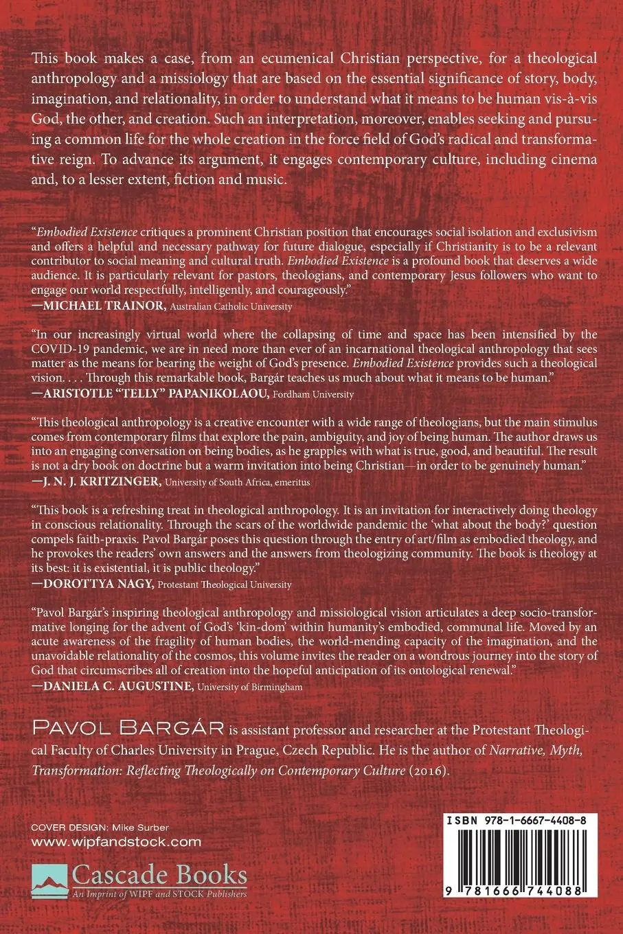 Rückseite: 9781666744088 | Embodied Existence | Pavol Bargár | Taschenbuch | Englisch | 2023