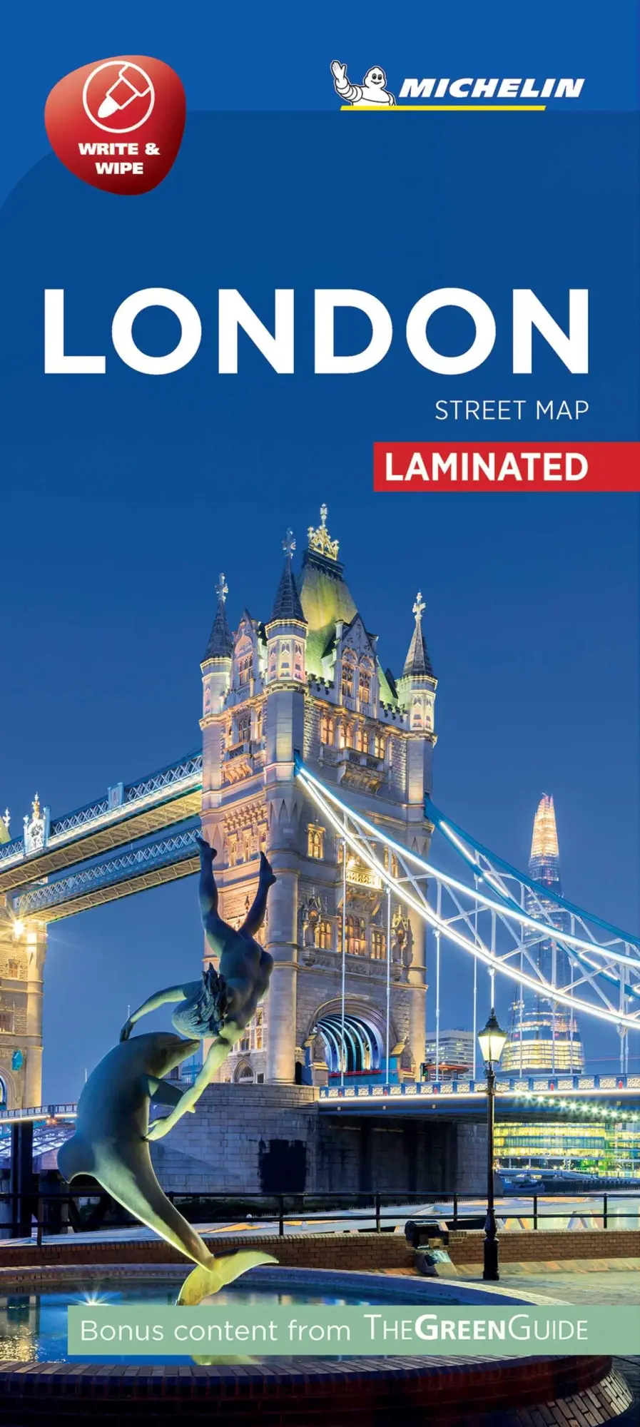 Cover: 9782067214088 | London - Michelin City Map 9201 | Laminated City Plan | Michelin