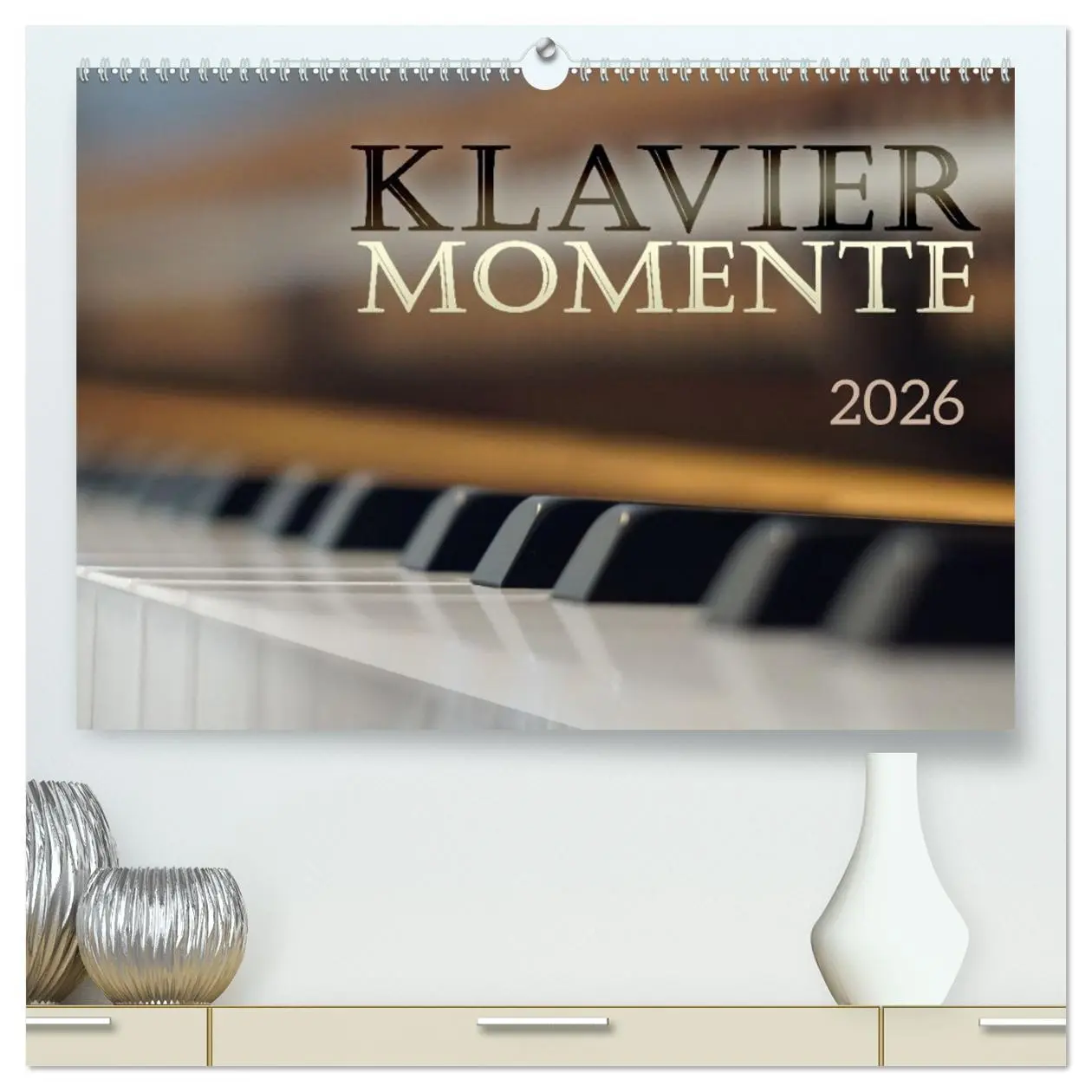 Cover: 9783457414088 | Klavier Momente (hochwertiger Premium Wandkalender 2026 DIN A2...