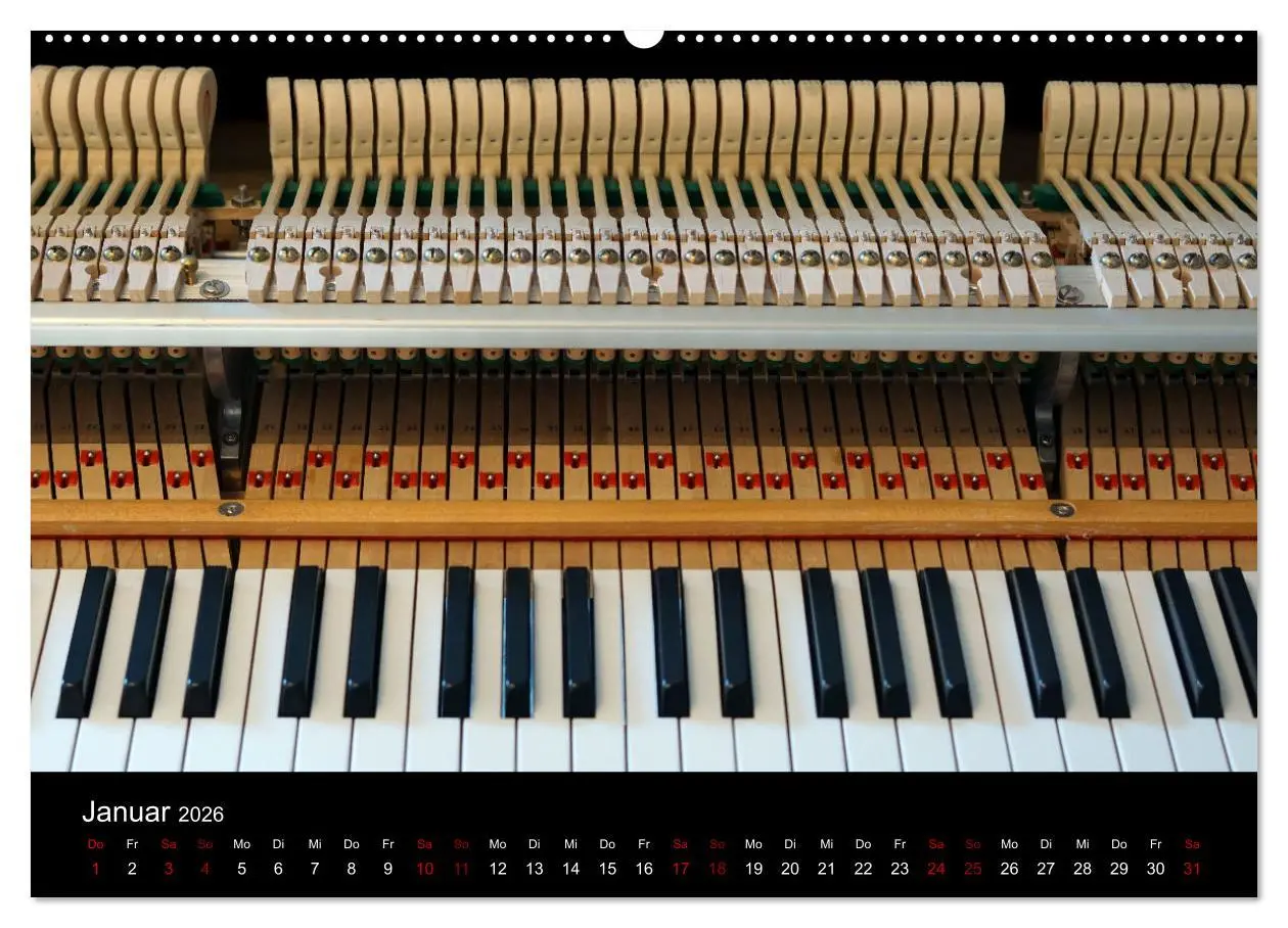 Bild: 9783457414088 | Klavier Momente (hochwertiger Premium Wandkalender 2026 DIN A2...