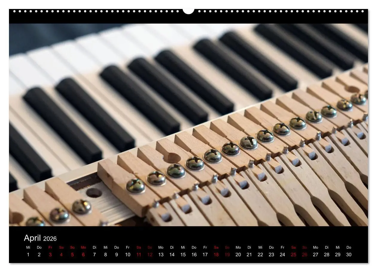 Bild: 9783457414088 | Klavier Momente (hochwertiger Premium Wandkalender 2026 DIN A2...