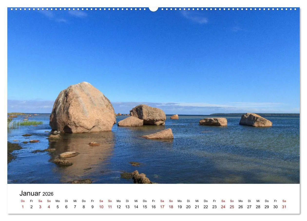 Bild: 9783457894088 | Baltische Länder (Wandkalender 2026 DIN A2 quer), CALVENDO...