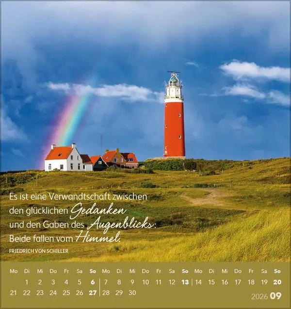 Bild: 9783731884088 | Genieße jeden Augenblick 2026 | aufstellbarer Postkartenkalender