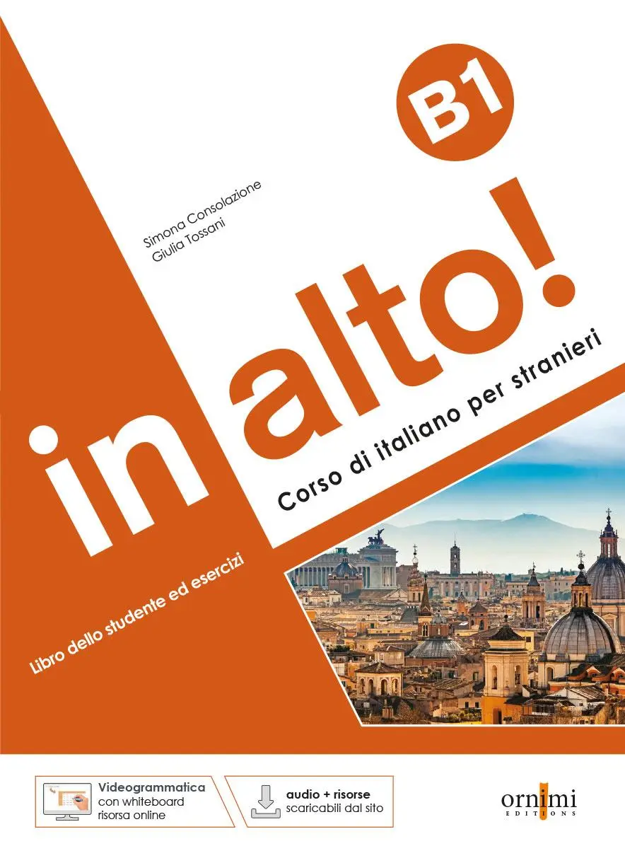 Cover: 9786185554088 | in alto! B1 + online audio + videogrammatica | Simona Consolazione