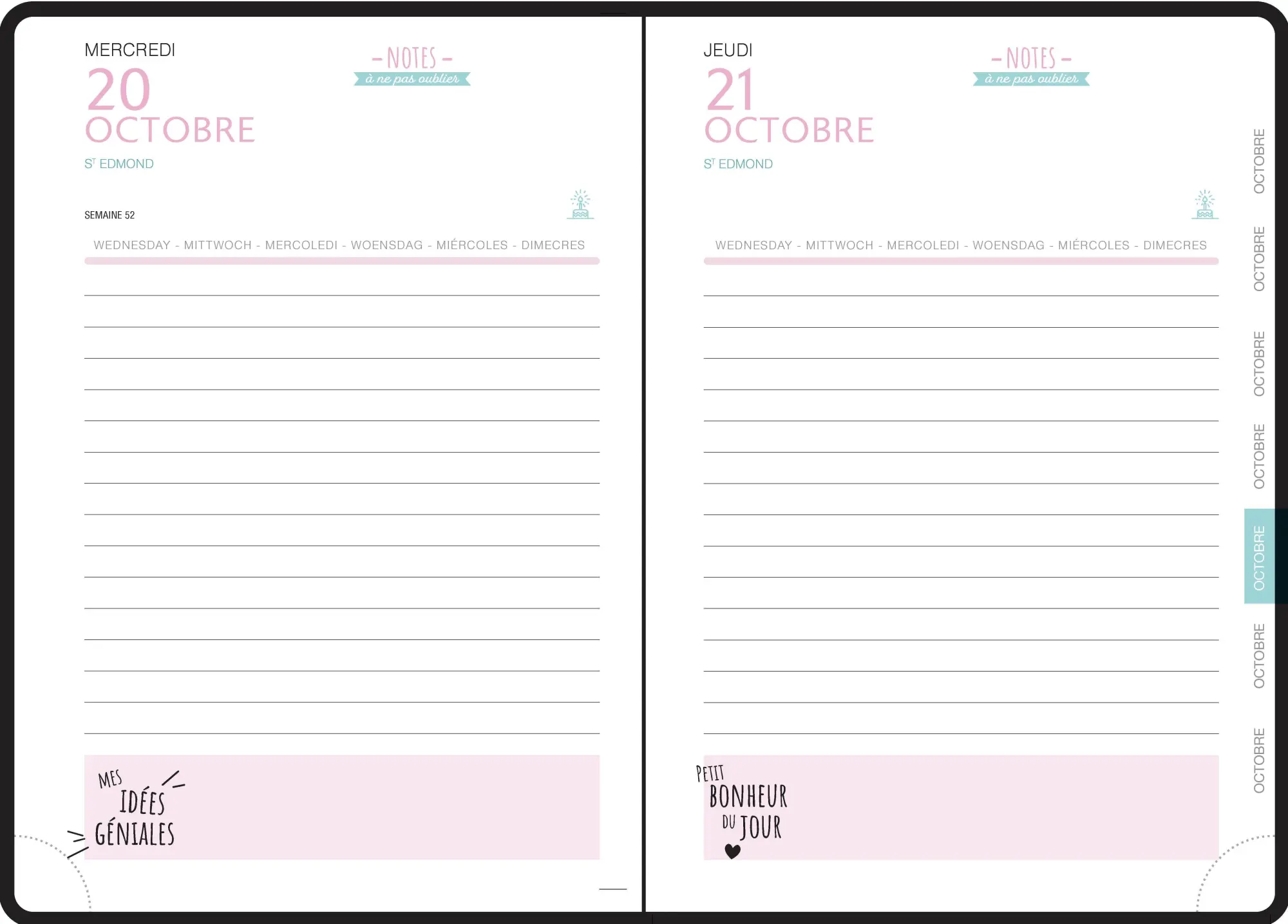 Bild: 3660942054188 | Schülerkalender Forum Fell 2 sort 2026 / 2027 | Schülerkalender | Buch