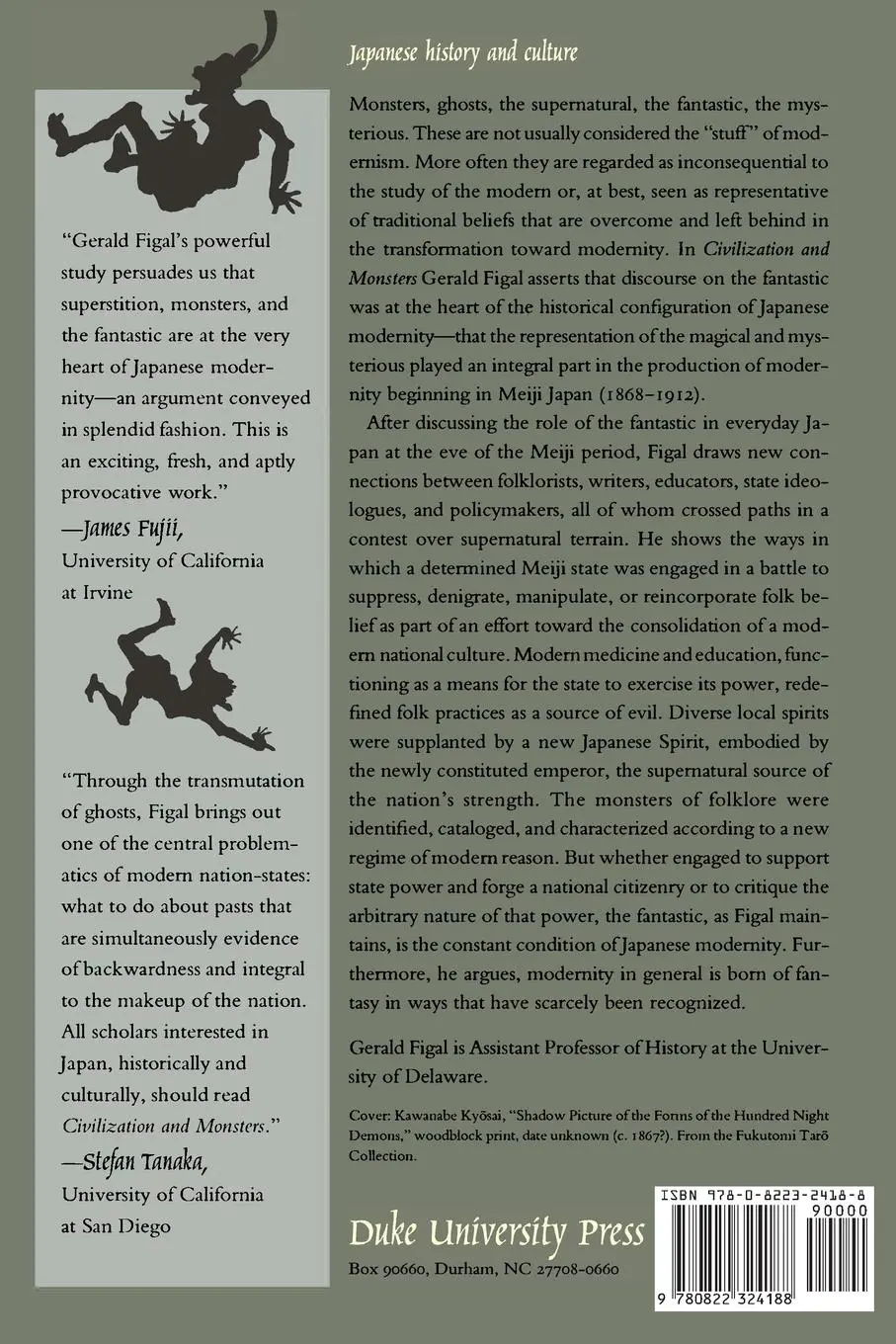 Rückseite: 9780822324188 | Civilization and Monsters | Spirits of Modernity in Meiji Japan | Buch