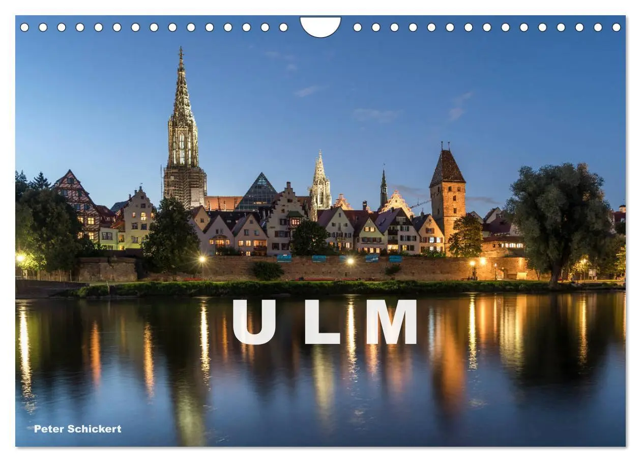 Cover: 9783457884188 | Ulm (Wandkalender 2026 DIN A4 quer), CALVENDO Monatskalender | Deutsch
