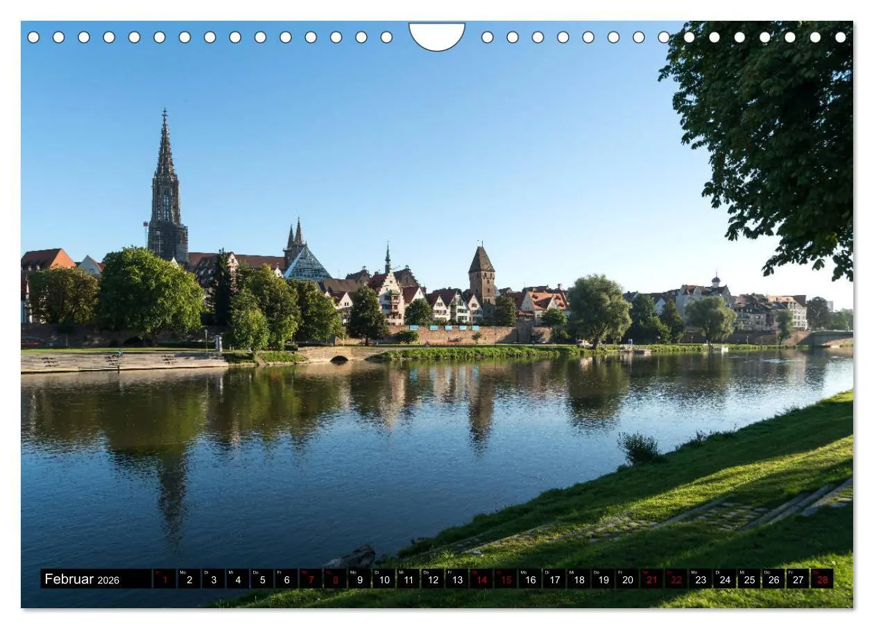 Bild: 9783457884188 | Ulm (Wandkalender 2026 DIN A4 quer), CALVENDO Monatskalender | Deutsch