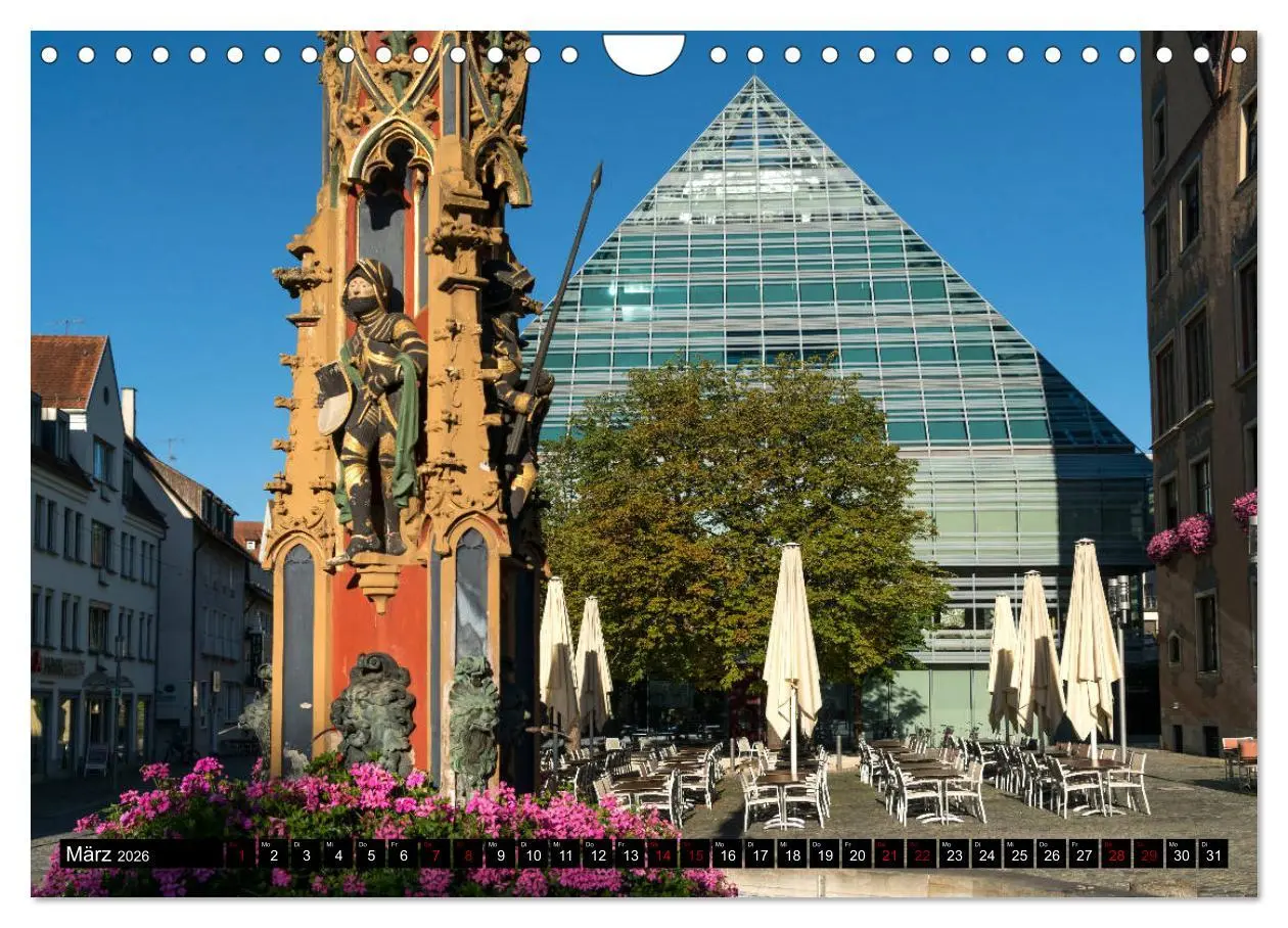 Bild: 9783457884188 | Ulm (Wandkalender 2026 DIN A4 quer), CALVENDO Monatskalender | Deutsch
