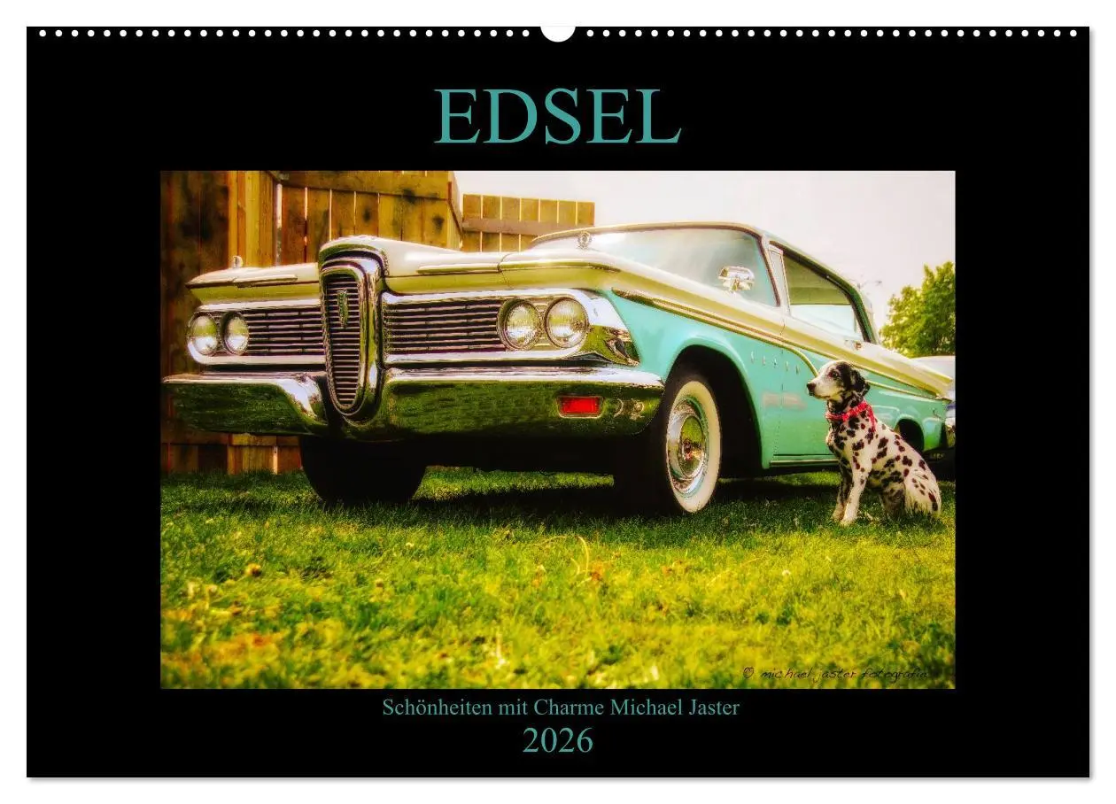 Cover: 9783516044188 | Edsel Schönheiten mit Charme (Wandkalender 2026 DIN A2 quer),...
