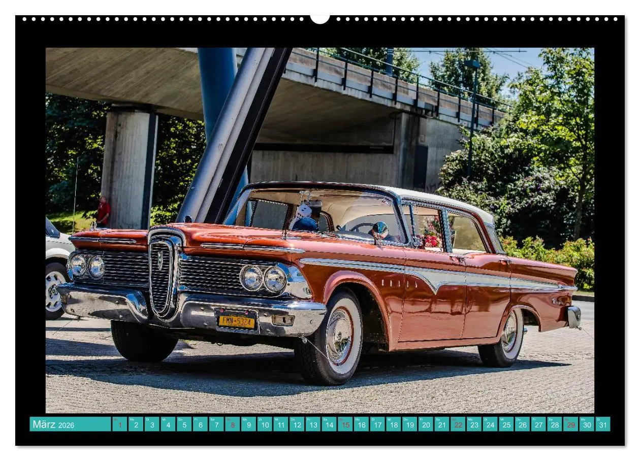 Bild: 9783516044188 | Edsel Schönheiten mit Charme (Wandkalender 2026 DIN A2 quer),...