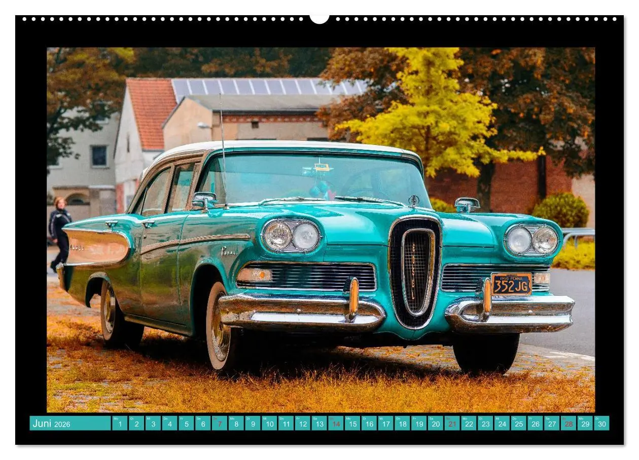 Bild: 9783516044188 | Edsel Schönheiten mit Charme (Wandkalender 2026 DIN A2 quer),...